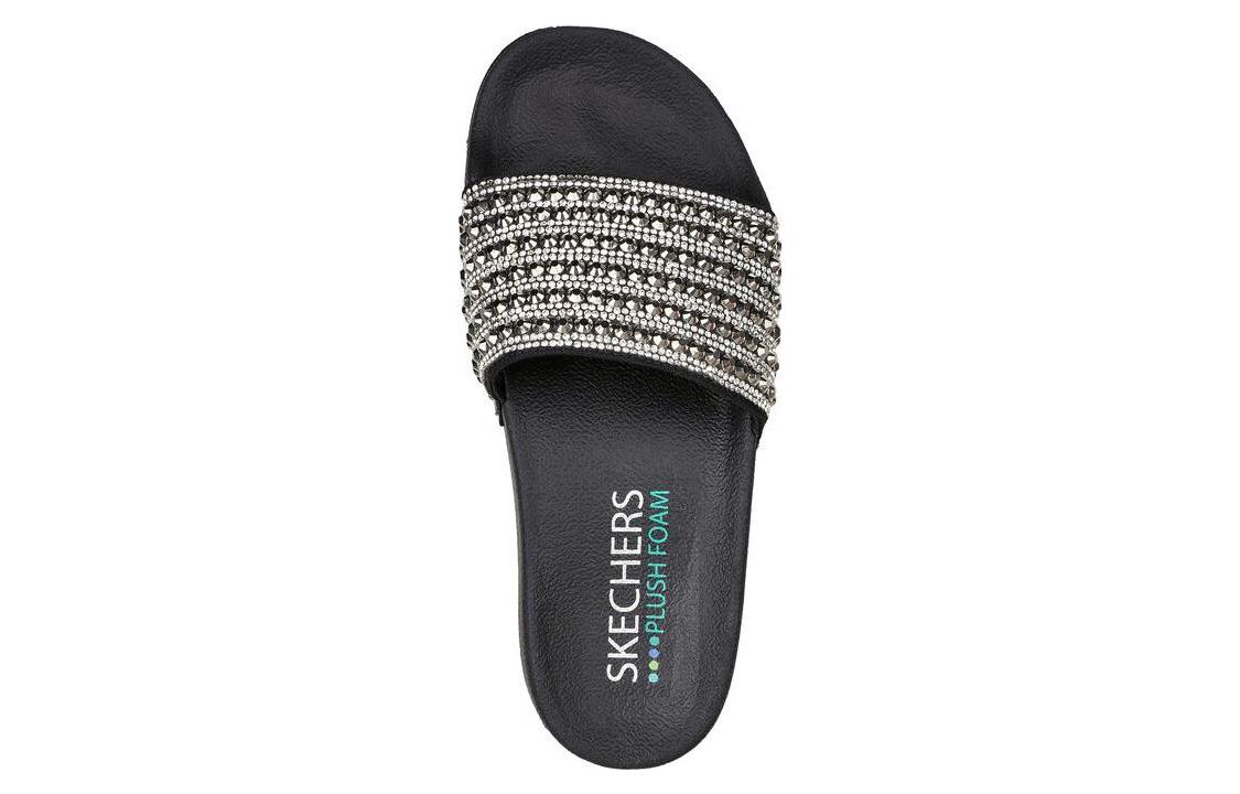 Shop (W) Skechers Pop Ups-Rocker Glam ''Argent Noir'' 119193-BLK