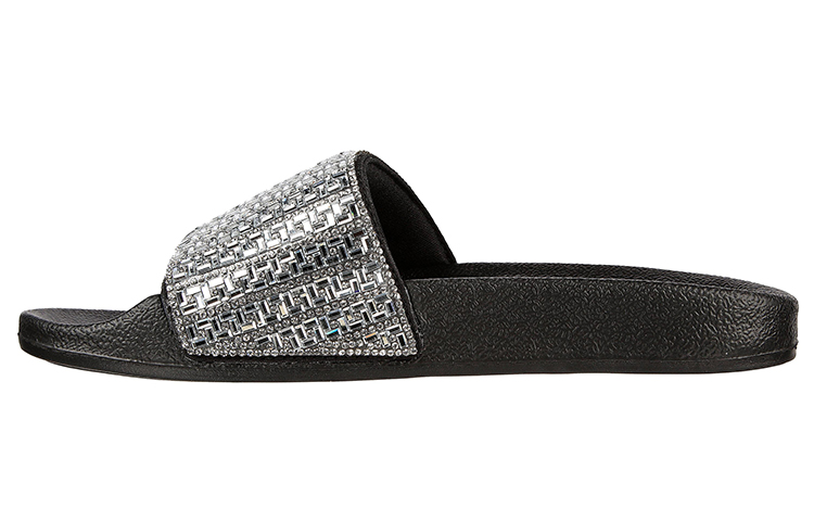 (Women) Skechers Pop Ups 'New Spark Black Silver' 119320-BLK