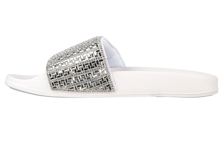 (Women) Skechers Pop Ups 'New Spark Silver-White' 119320-WHT