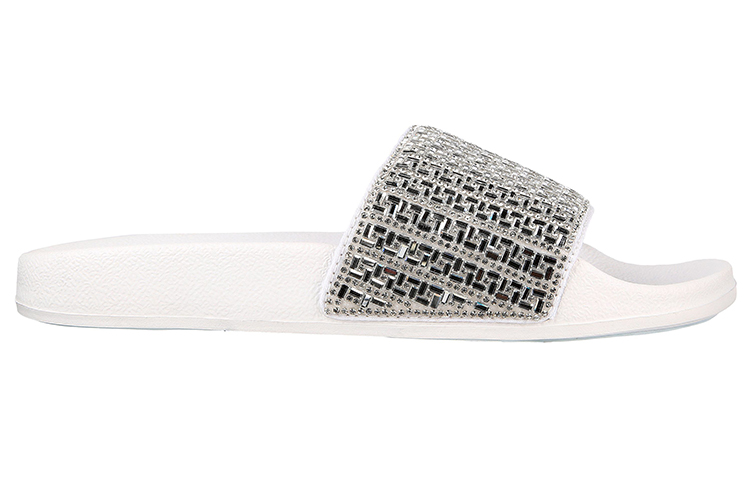 Order (W) Skechers Pop Ups ''Nouvelle Étincelle Argent-Blanc'' 119320-WHT