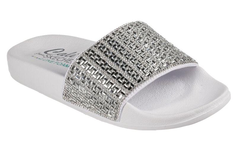 Lookbook (W) Skechers Pop Ups ''Nouvelle Étincelle Argent-Blanc'' 119320-WHT