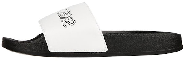 (Women) Skechers Pop Ups 'White Casual Slide' 119252-WBK (Women) Skechers Pop Ups 'White Casual Slide' 119252-WBK