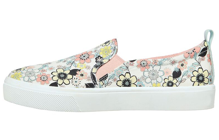 (Women) Skechers Poppy Flower Fields 'White Breathable Slip-On' 155479-WMLT