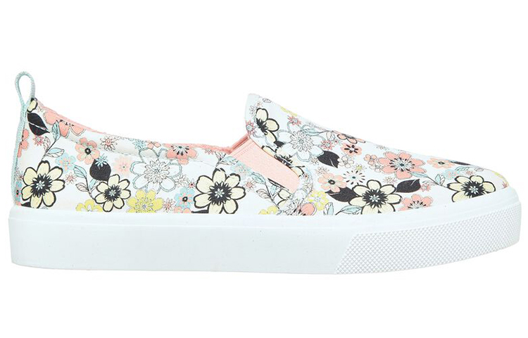 Order (W) Skechers Poppy Flower Fields 'Slip-On Putih yang Nyaman Bernapas' 155479-WMLT