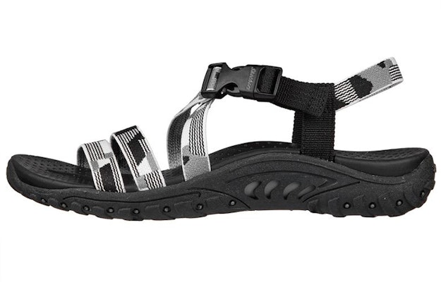 Skechers Reggae-Color Fuze 舒適耐磨運動涼鞋 女款 黑白 Buy Skechers Reggae-Color Fuze 舒適耐磨運動涼鞋 女款 黑白