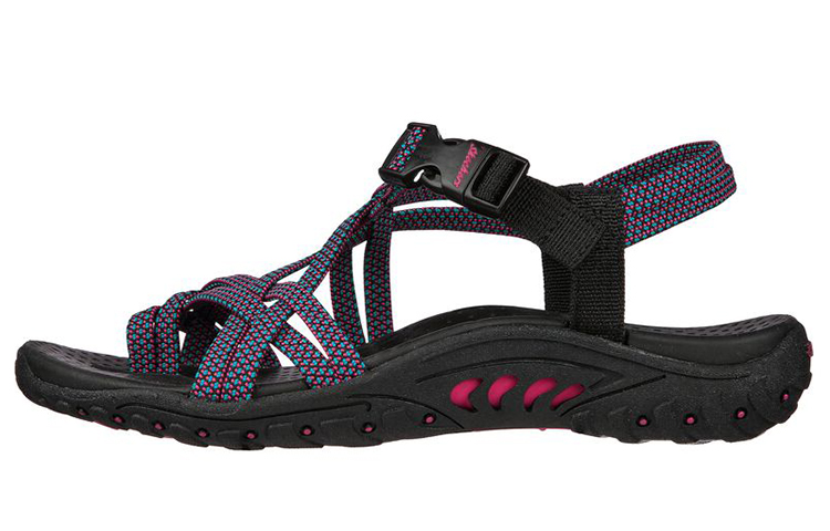 (Women) Skechers Reggae-Irie Mon 'Black' 163013-BKMT