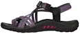 (W) Skechers Reggae-Irie Mon 'Hitam' 163013-BKMT