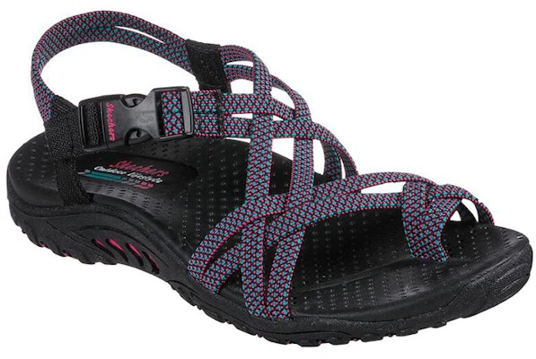 (Women) Skechers Reggae-Irie Mon 'Black' 163013-BKMT Lookbook (Women) Skechers Reggae-Irie Mon 'Black' 163013-BKMT