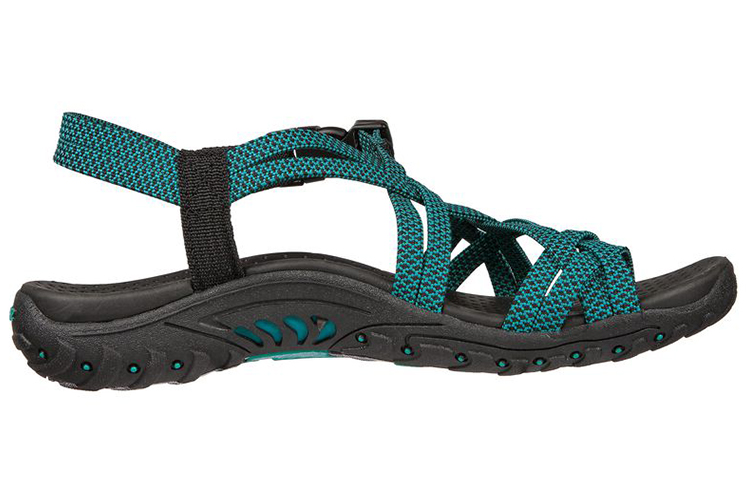 Order (Women) Skechers Reggae-Irie Mon 'Teal Black' 163013-BKTL