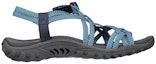 Order (W) Skechers Reggae-Irie Mon Sandal 'Biru Putih' 163013-BLNV