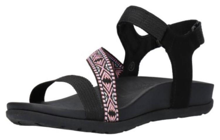 Lookbook (Women) Skechers Reggae-Lite-Beachy Sunrise 'Black Pink' 163221-BKLP
