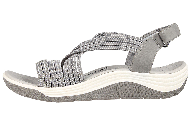 (Women) Skechers Reggae-Lite-Beachy Sunrise 'Grey White' 163122-GYW