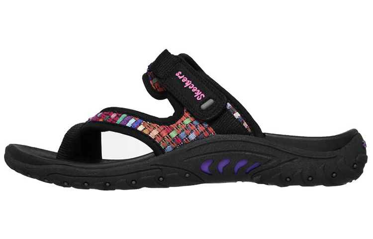 (Women) Skechers Reggae-Mad Swag 'Black Multicolor' 41124-BLK