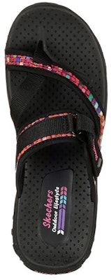 (W) 斯凯奇 Reggae-Mad Swag '黑色多彩' 41124-BLK Shop (W) 斯凯奇 Reggae-Mad Swag '黑色多彩' 41124-BLK