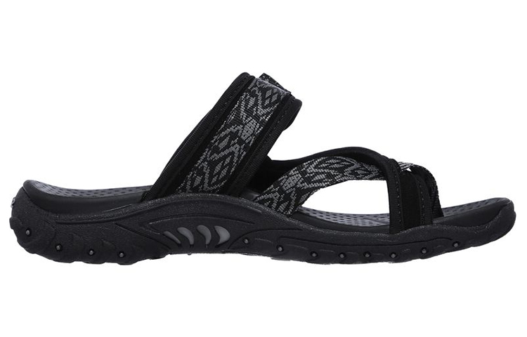 Order Skechers Reggae-Nature 舒適耐磨運動拖鞋 女款 黑