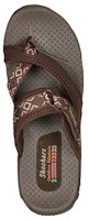 Shop Skechers Reggae-Perfect 舒適耐磨運動拖鞋 女款 棕