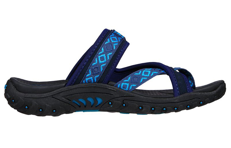 Order 斯凯奇 (Skechers) Reggae-Perfect 舒適耐磨運動拖鞋 女款 藍