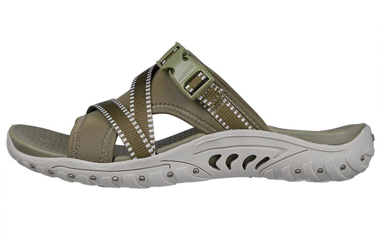 (Women) Skechers Reggae-Perfect 'Green Comfort' 163290-OLV