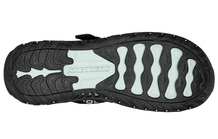 Purchase (W) スケッチャーズ Reggae 快適スライド (Sukekchaazu Reggae Kaiteki Suraido) 40798-BLK