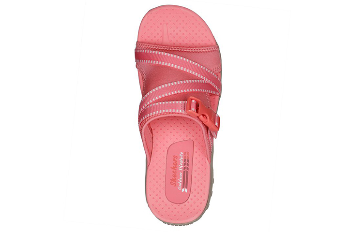 Shop Skechers Reggae-Perfect 舒適耐磨運動拖鞋 女款 粉