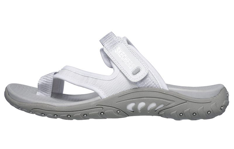 Buy Skechers Reggae-Seize 舒適耐磨運動拖鞋 女式 白
