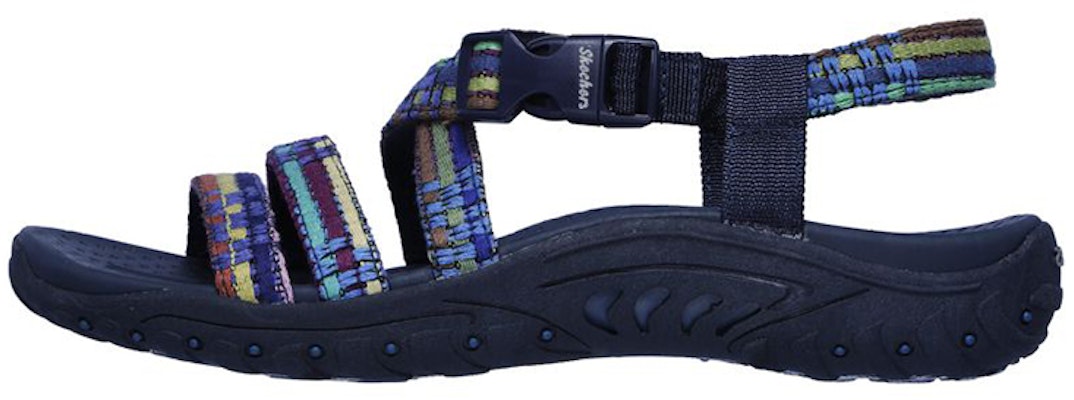 (W) 스케쳐스 레게 쏘미 "블루 멀티" (Skechers Reggae Sew Me "Blue Multi") 41113-NVMT Buy (W) 스케쳐스 레게 쏘미 "블루 멀티" (Skechers Reggae Sew Me "Blue Multi") 41113-NVMT