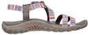 (W) Skechers Reggae-Trail On By 'Kelabu Coklat' 163347-TPMT