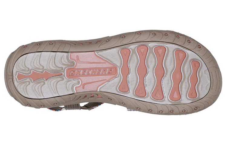 Purchase (W) レディーススケッチャーズレゲエ-トレイルオンバイ「グレー/ブラウン」163347-TPMT 163347-TPMT