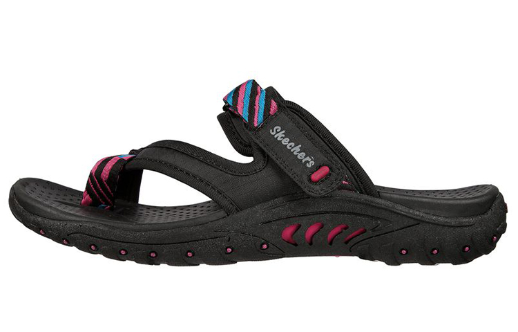 (Women) Skechers Reggae-Vibrancy 'Black Blue Pink' 163100-BKMT