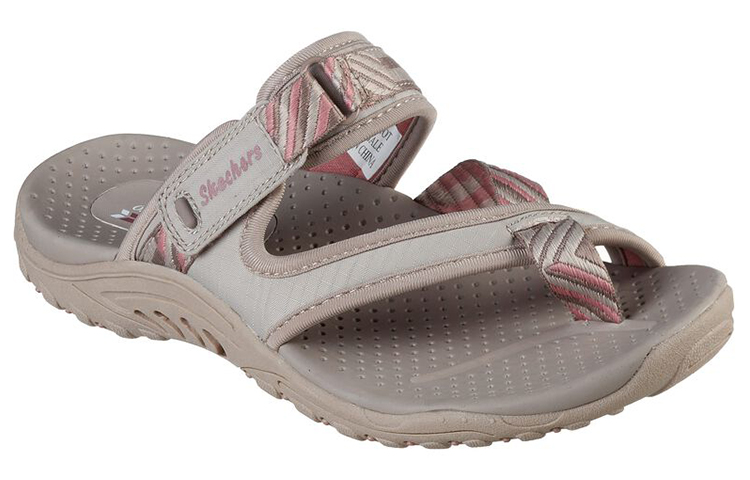 Lookbook (Women) Skechers Reggae-Vibrancy 'Grey Brown' 163100-TPE