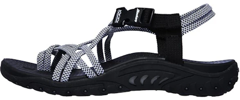 (Women) Skechers Reggae - Irie Mon 'Black White' 163013-BKW (Women) Skechers Reggae - Irie Mon 'Black White' 163013-BKW