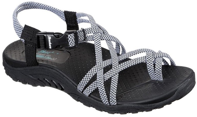 (W) Skechers Reggae - Irie Mon 'Hitam Putih' 163013-BKW Lookbook (W) Skechers Reggae - Irie Mon 'Hitam Putih' 163013-BKW