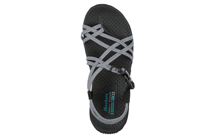 Shop (W) Skechers Reggae - Irie Mon ''Schwarz Weiß'' 163013-BKW