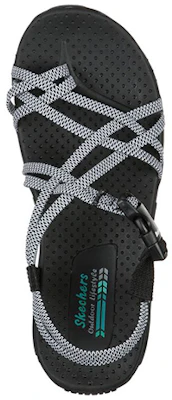 (W) Skechers Reggae - Irie Mon ''Noir Blanc'' 163013-BKW Shop (W) Skechers Reggae - Irie Mon ''Noir Blanc'' 163013-BKW
