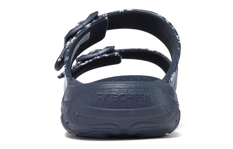 Shop Skechers Reggae 休閒拖鞋 女款 藍白