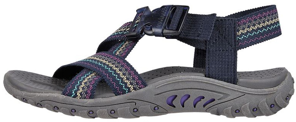 (Women) Skechers Reggae 'Comfort Blue Sport Sandal' 163302-NVMT Buy (Women) Skechers Reggae 'Comfort Blue Sport Sandal' 163302-NVMT