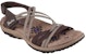(W) Skechers Reggae 'Keselesaan Coklat' 163112-CHOC