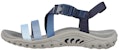 (W) Skechers Reggae 'Sandal Sukan Tahan Lasak Selesa Biru' 163300-NVY