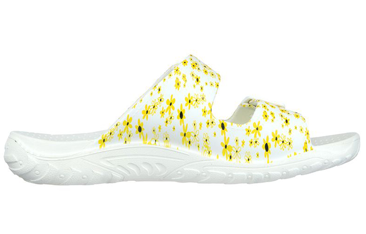 Order (W) （レディース）スケッチャーズ レゲエ『ホワイト イエロー』111174-WHT 111174-WHT