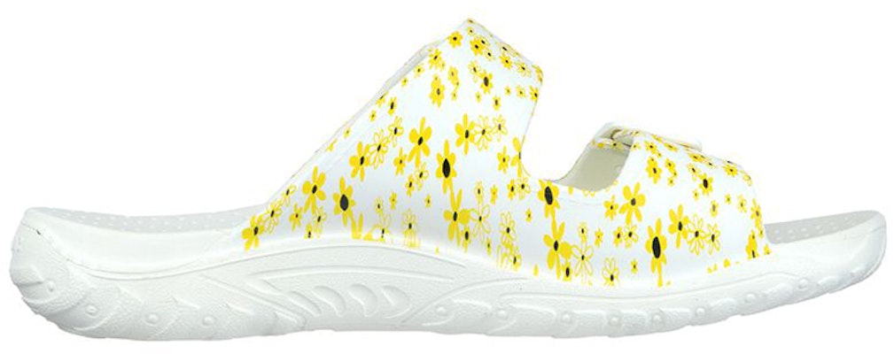 (W) Skechers Reggae 'Putih Kuning' 111174-WHT Order (W) Skechers Reggae 'Putih Kuning' 111174-WHT