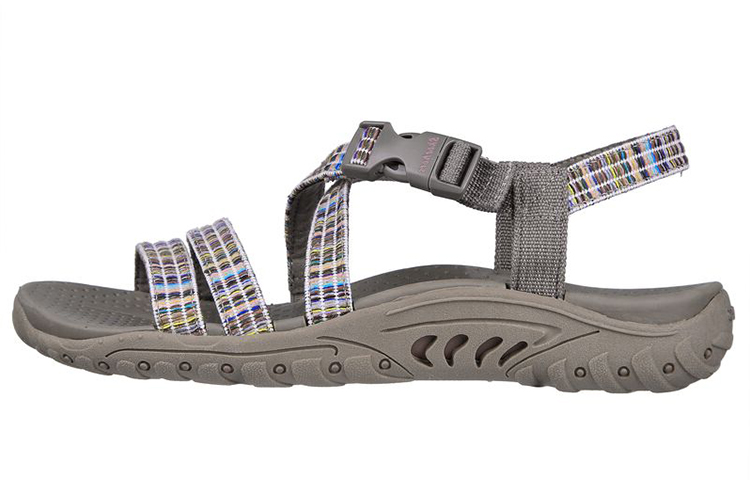 (Women) Skechers Reggae Bold Ambition 'Grey Brown' 163343-TPMT