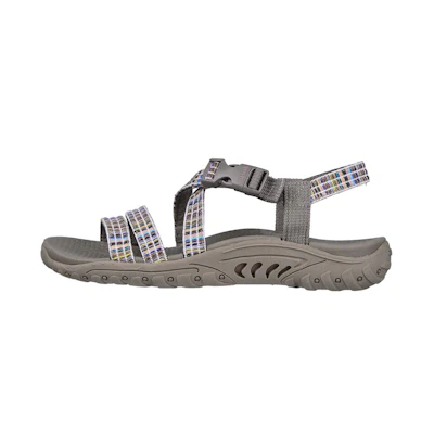 (W) Skechers Reggae Bold Ambition 'Grey Brown'