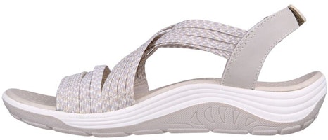 (Women) Skechers Reggae Cup 'Grey White' 163052-NAT (Women) Skechers Reggae Cup 'Grey White' 163052-NAT