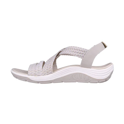 (W) Skechers Reggae Cup 'Grey White'