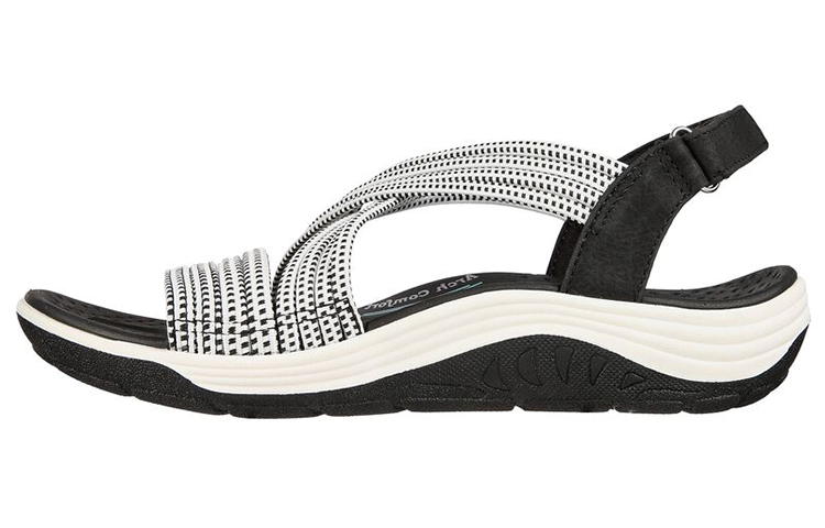 (Women) Skechers Reggae Cup 'Independence White Black' 163122-WBK