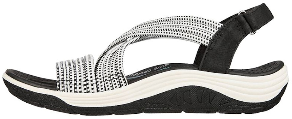 (Women) Skechers Reggae Cup 'Independence White Black' 163122-WBK Buy (Women) Skechers Reggae Cup 'Independence White Black' 163122-WBK