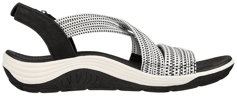 (Women) Skechers Reggae Cup 'Independence White Black' 163122-WBK Order (Women) Skechers Reggae Cup 'Independence White Black' 163122-WBK