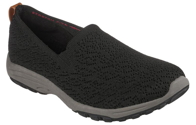 Lookbook Skechers Reggae Fest 2.0 透氣舒適 低幫休閒懶人鞋 女款 黑