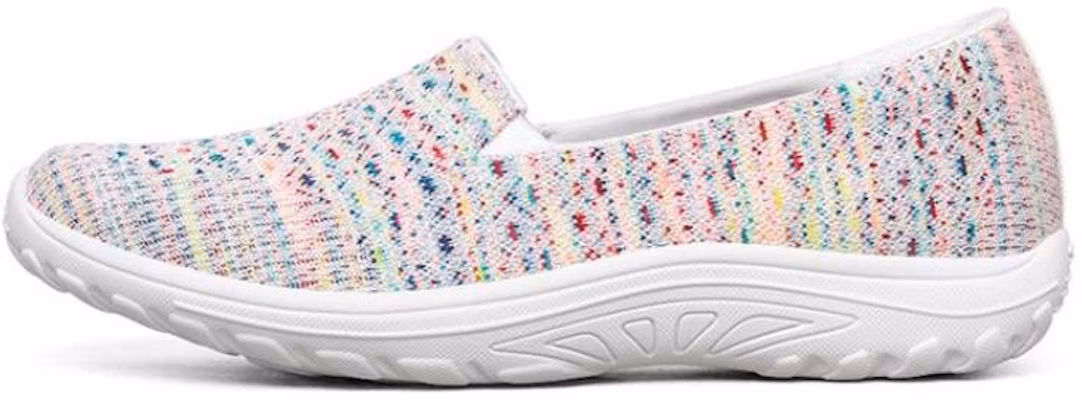 (Women) Skechers Reggae Fest 'White Multicolor' 49291-WHT Buy (Women) Skechers Reggae Fest 'White Multicolor' 49291-WHT