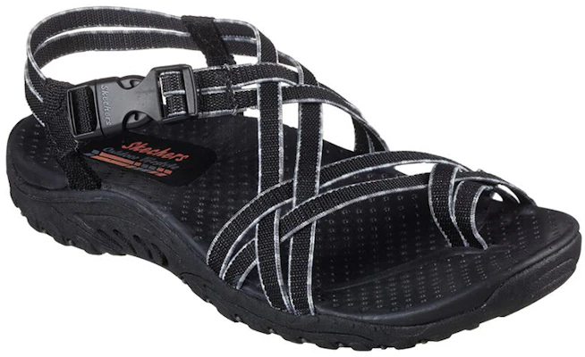 (Women) Skechers Reggae Fun 'Black' 163294-BKGY Lookbook (Women) Skechers Reggae Fun 'Black' 163294-BKGY